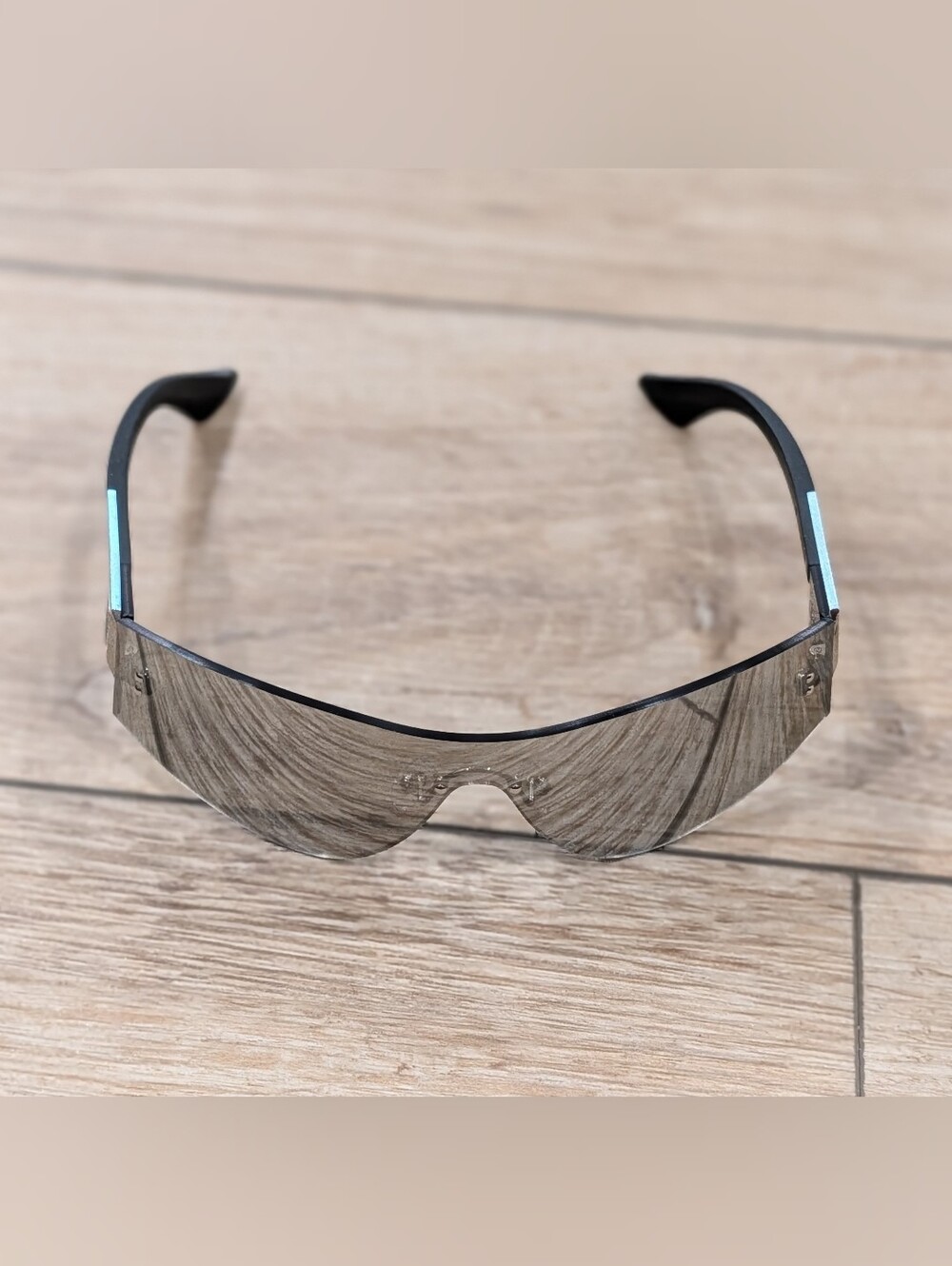 $372 Mens Authentic VERSACE 43MM Rimless Sunglasses Silver